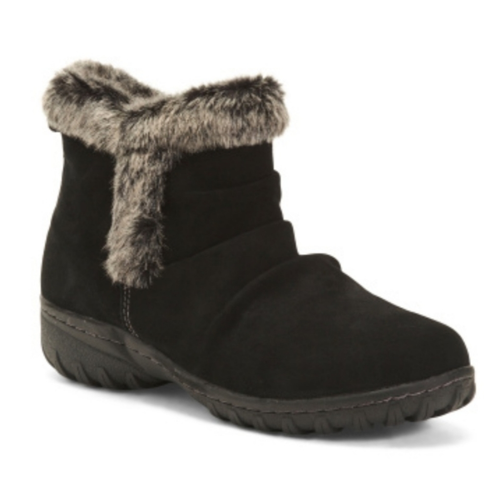 Khombu US Ski Team Suede Black Winter Boots New